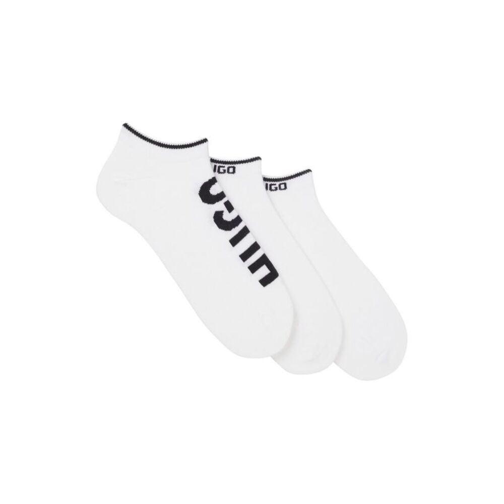 Hugo Mens Ankle Socks (Pack of 3) / White
